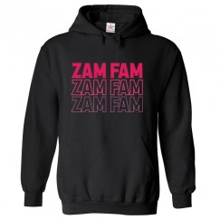 Zam Fam Funny Unisex Kids and Adult Pullover Hoodie For Fans									 									 									